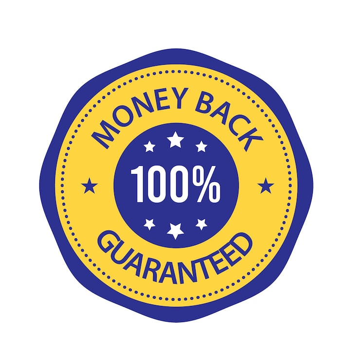 100% Money Back Guarantee