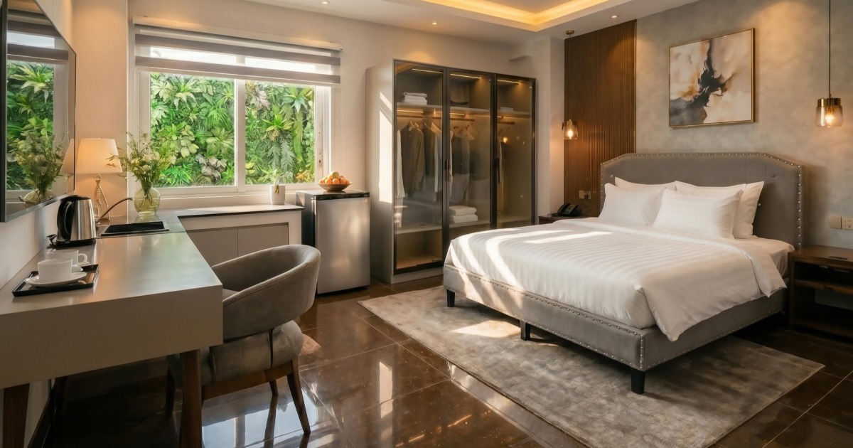 Khách sạn nghỉ dưỡng kết hợp spa giữa lòng Sài Gòn