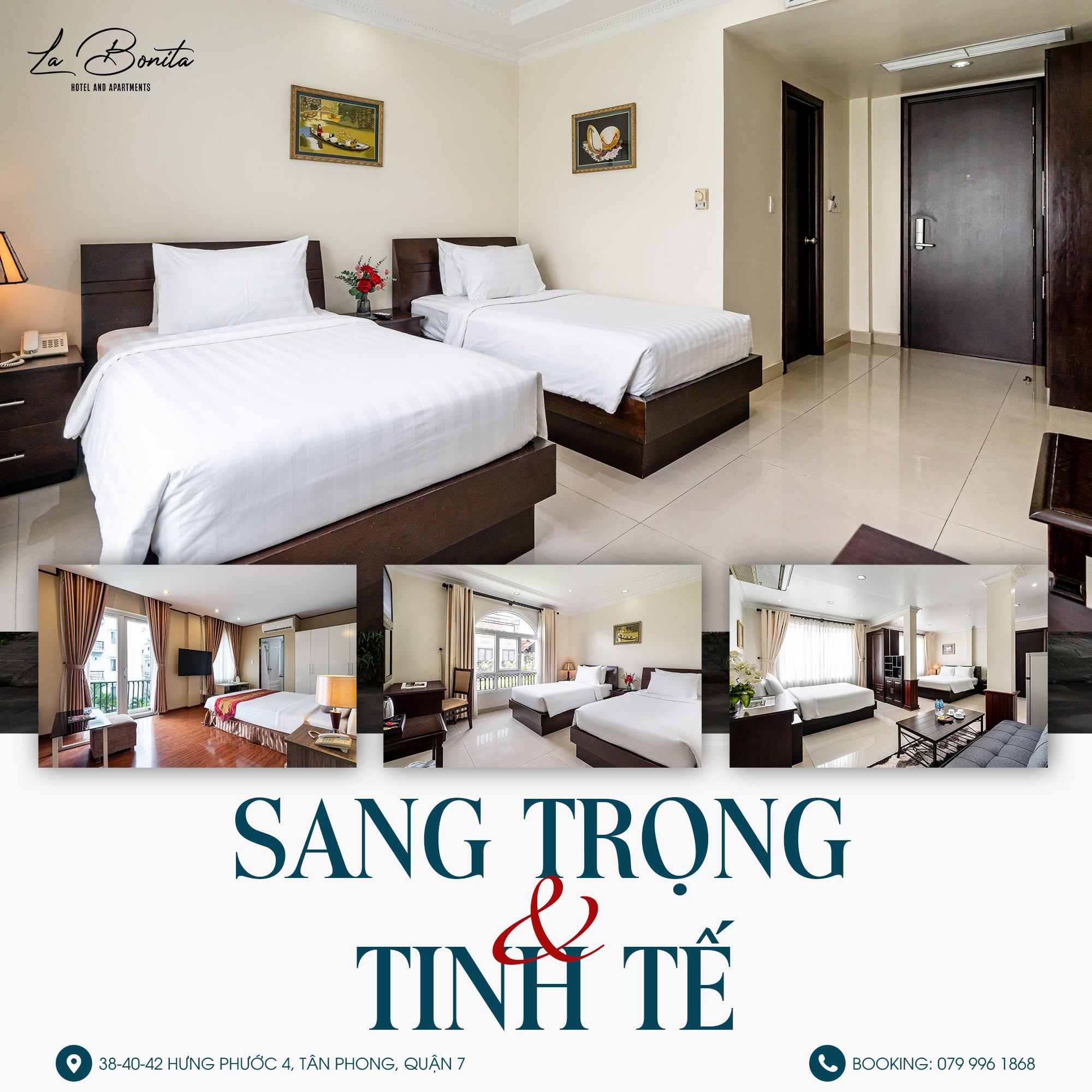 Căn hộ dịch vụ tiện nghi phù hợp cho chuyến công tác dài ngày tại TP.HCM