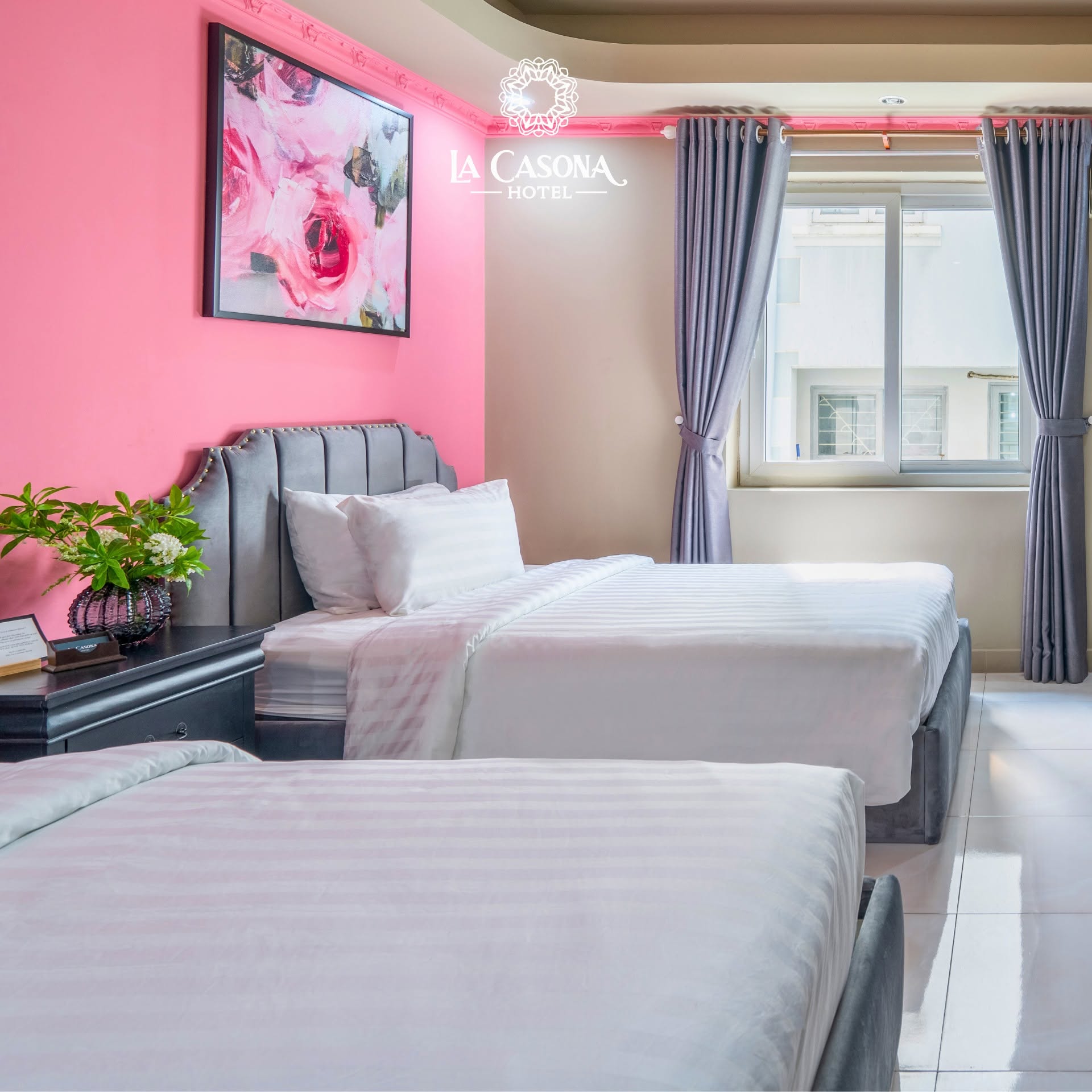 Hạng phòng Superior Twins tách biệt 2 giường đơn êm ái tại La Casona Hotel