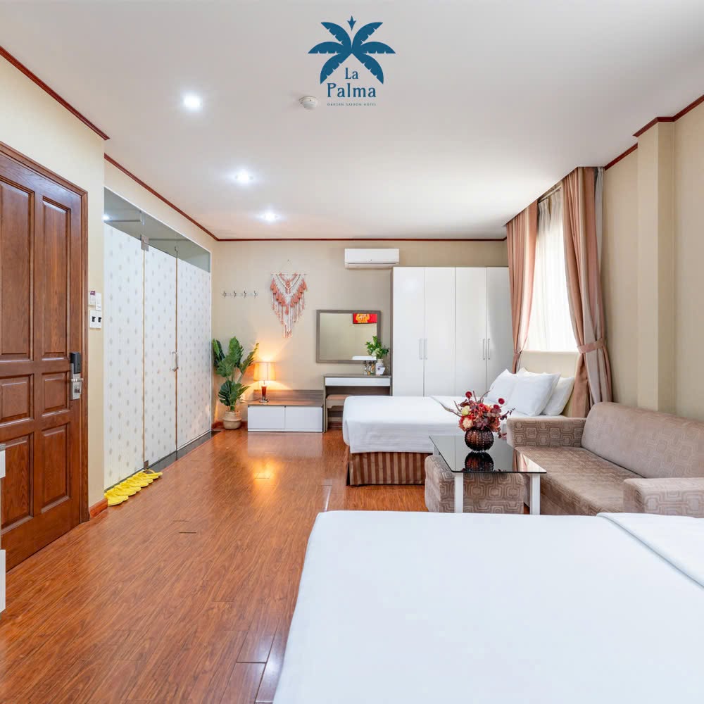Không gian phòng ngủ boutique thanh lịch và thoáng đãng tại Sài Gòn